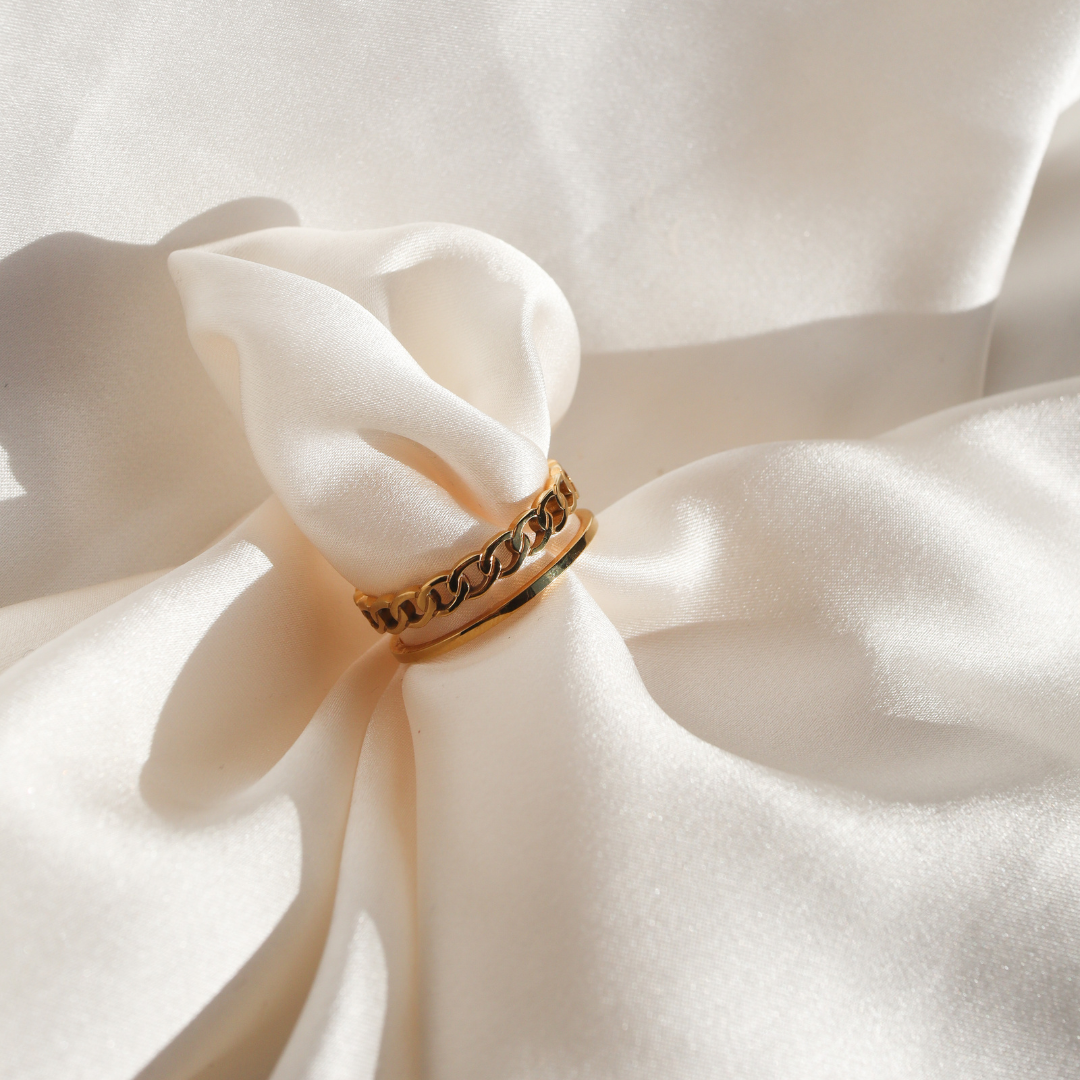 Delilah Adjustable Gold Ring