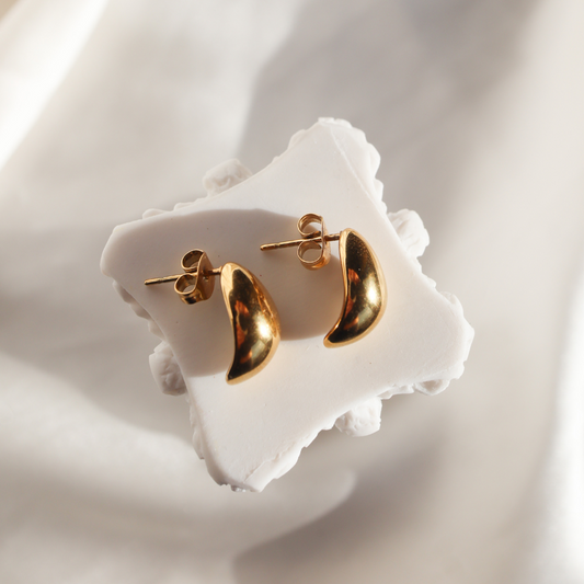 Ana Tear Drop Dome Earrings