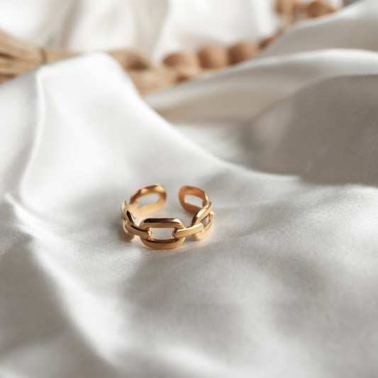 Buckle Up Adjustable Ring