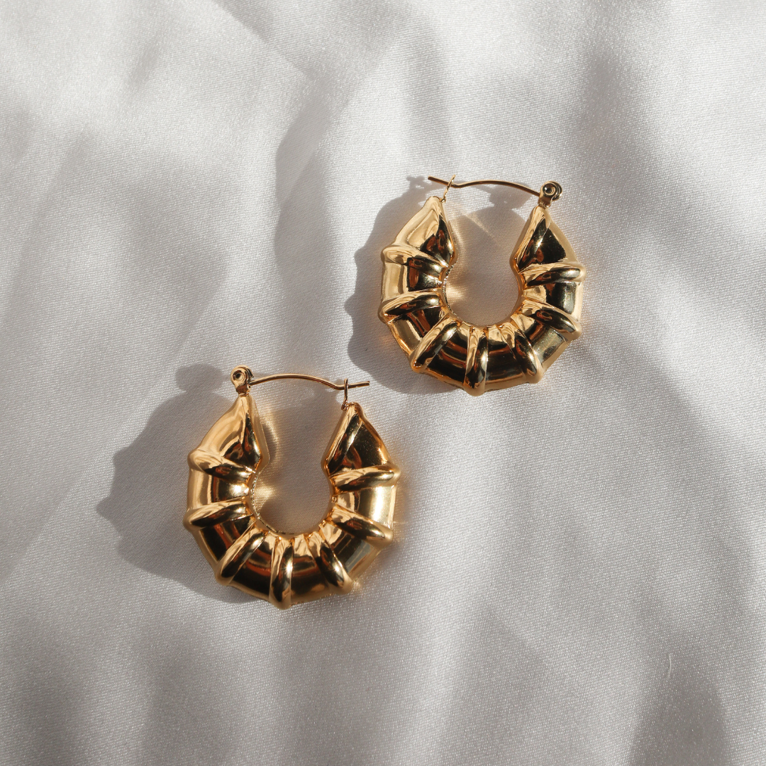Roma Hollow Chunky Earrings