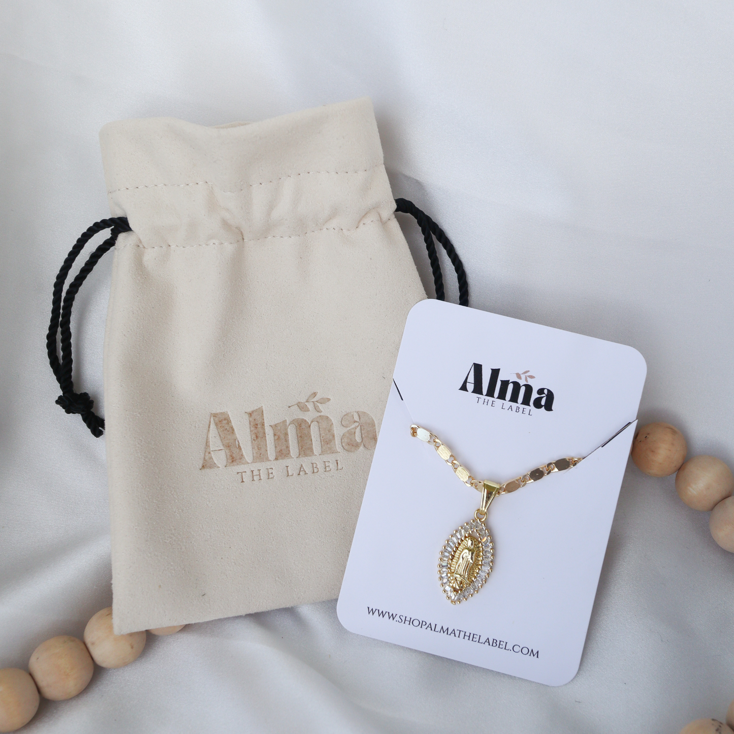 Lupe Virgin Mary Pendant Necklace