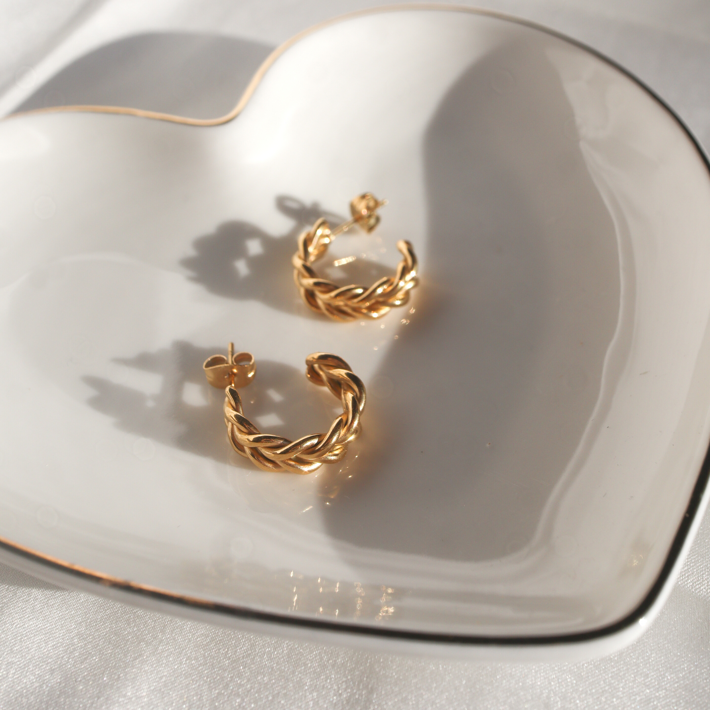 Double Twisted Hoop Earrings