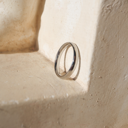 "I am basic" Simple Band ring