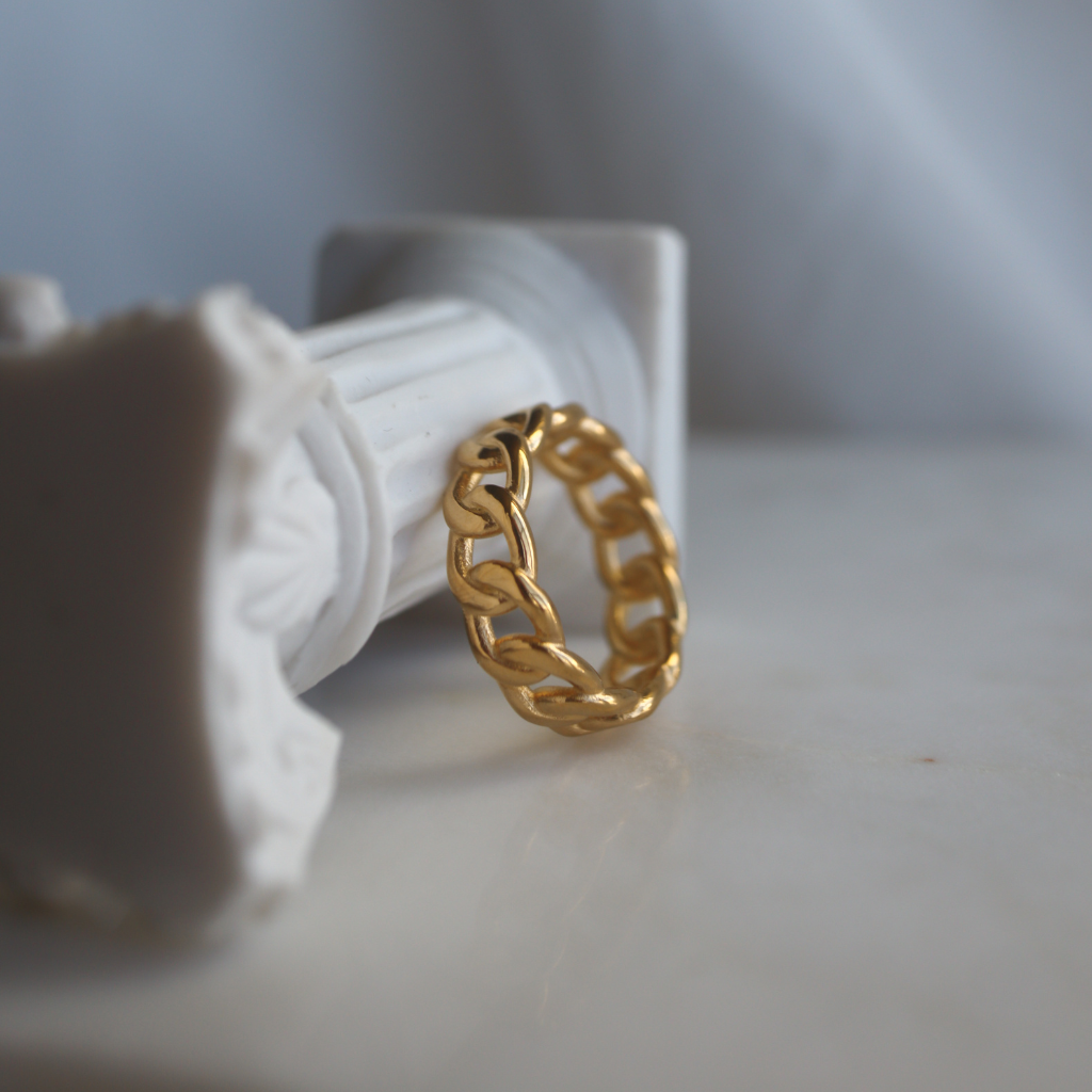 Link Gold Ring