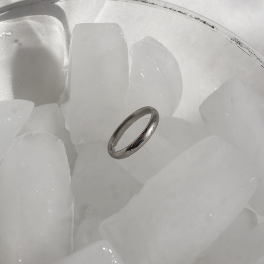 "I am basic" Simple Band ring